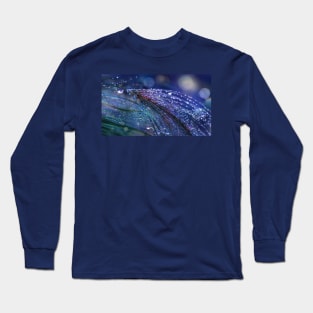 Waterdrops in purple Long Sleeve T-Shirt